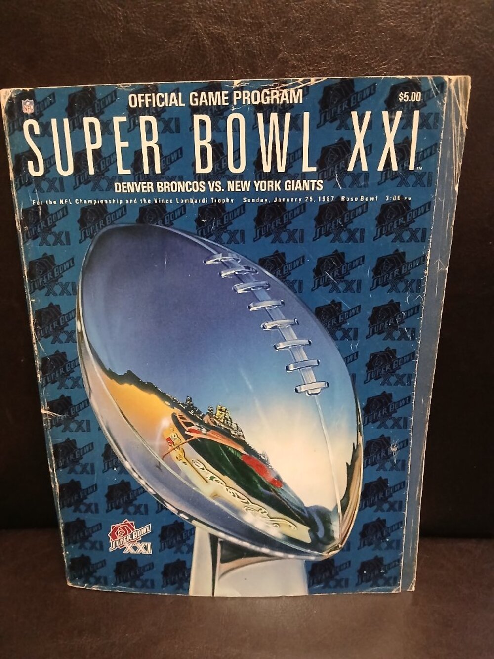 Superbowl 21 program